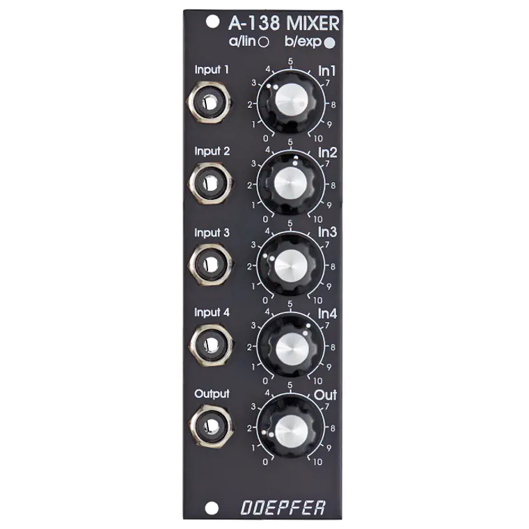 Doepfer A-138b Mixer logarithm.Vintage Edition 1