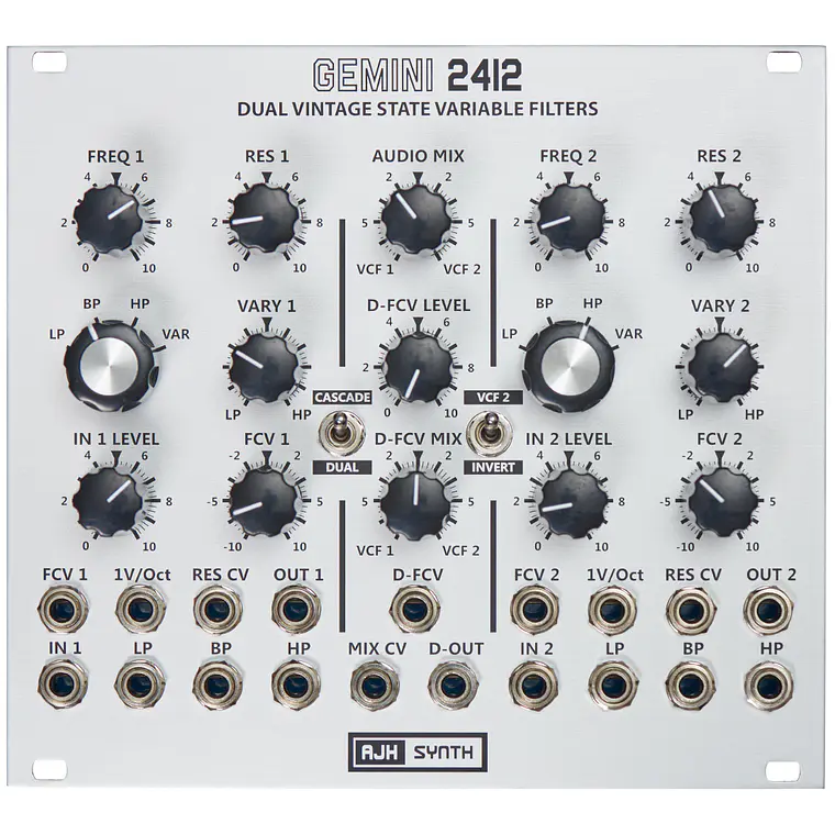 AJH Gemini 2412 Dual SVF Silver 1