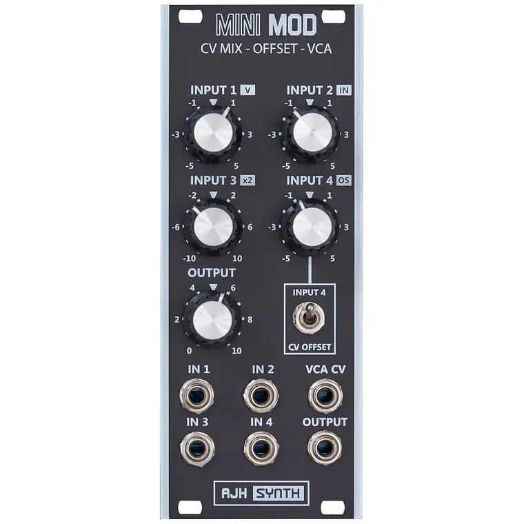 AJH MiniMod CV Mix-Offset-VCA Black 1
