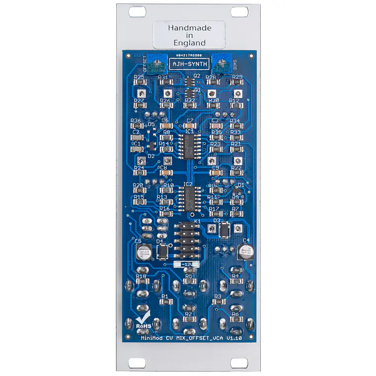 AJH MiniMod CV Mix-Offset-VCA Silver 3