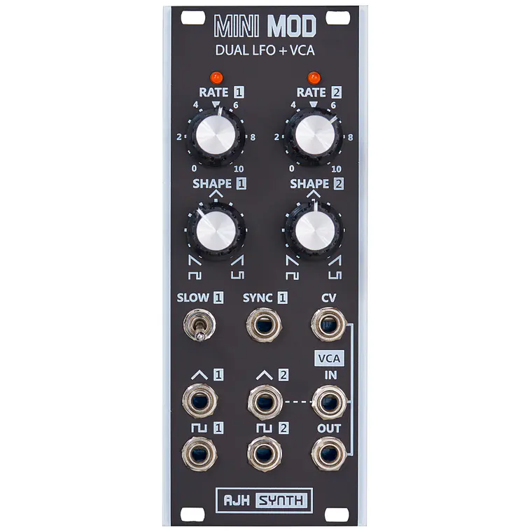 AJH MiniMod Dual LFO + VCA Black 1