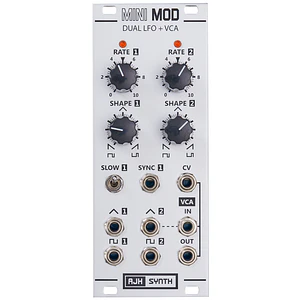 AJH MiniMod Dual LFO + VCA Silver