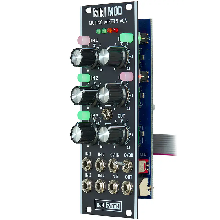 AJH MiniMod Muting Mixer & VCA Dark Edition 2