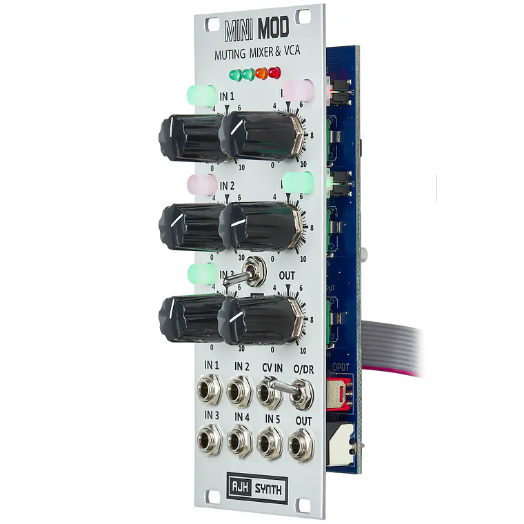 AJH MiniMod Muting Mixer & VCA Silver 2