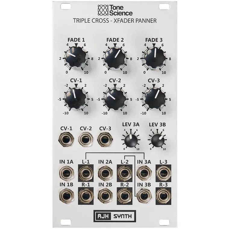 AJH Triple Cross Xfader and Panner Silver 1