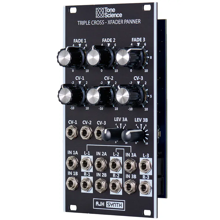 AJH Triple Cross Xfader and Panner Black 2