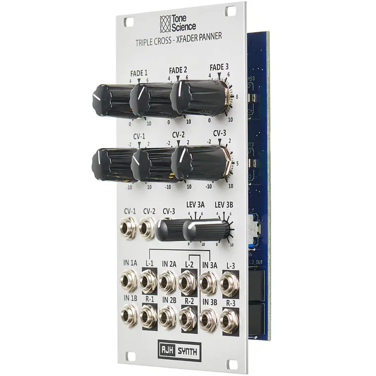 AJH Triple Cross Xfader and Panner Silver 2