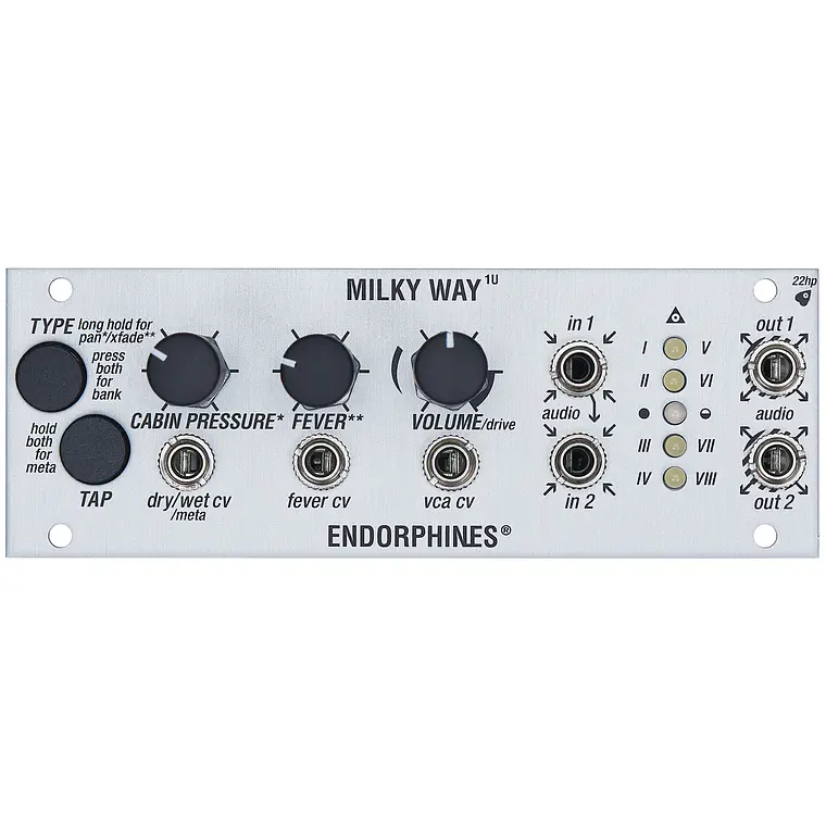 Endorphin.es 1U Milky Way Silver 1