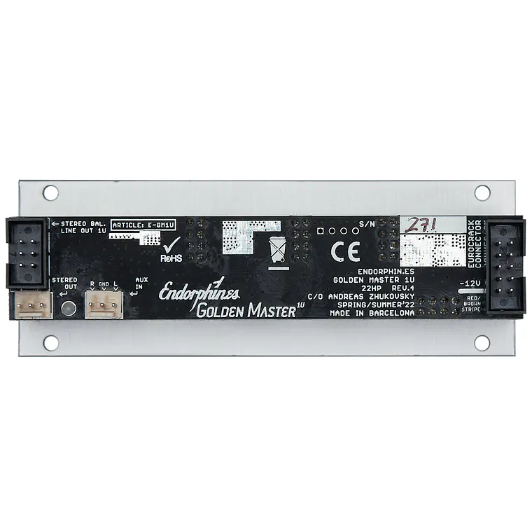 Endorphin.es 1U Golden Master Silver 3