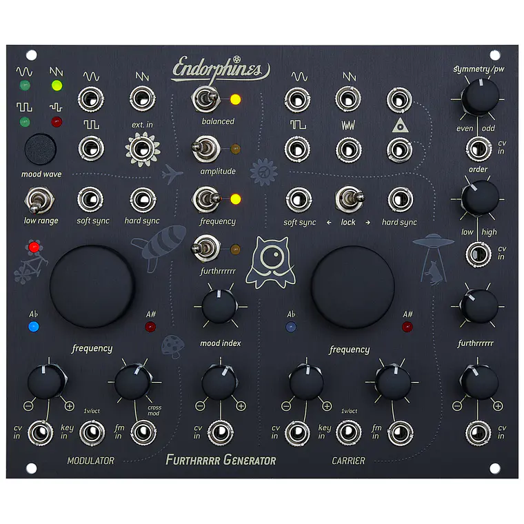 Endorphin.es BLCK_Furthrrrr Generator Dual VCO 1