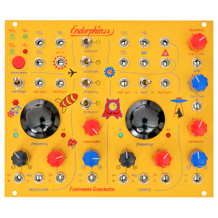 Endorphin.es Furthrrrr Generator Dual VCO Gold 1