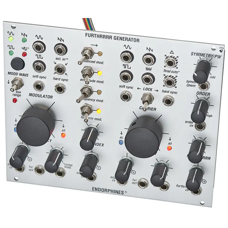 Endorphin.es Furthrrrr Generator Dual VCO Silver 2