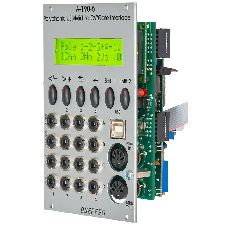 Doepfer A-190-5 Polyphonic USB/Midi-to-CV/Gate Interface 2