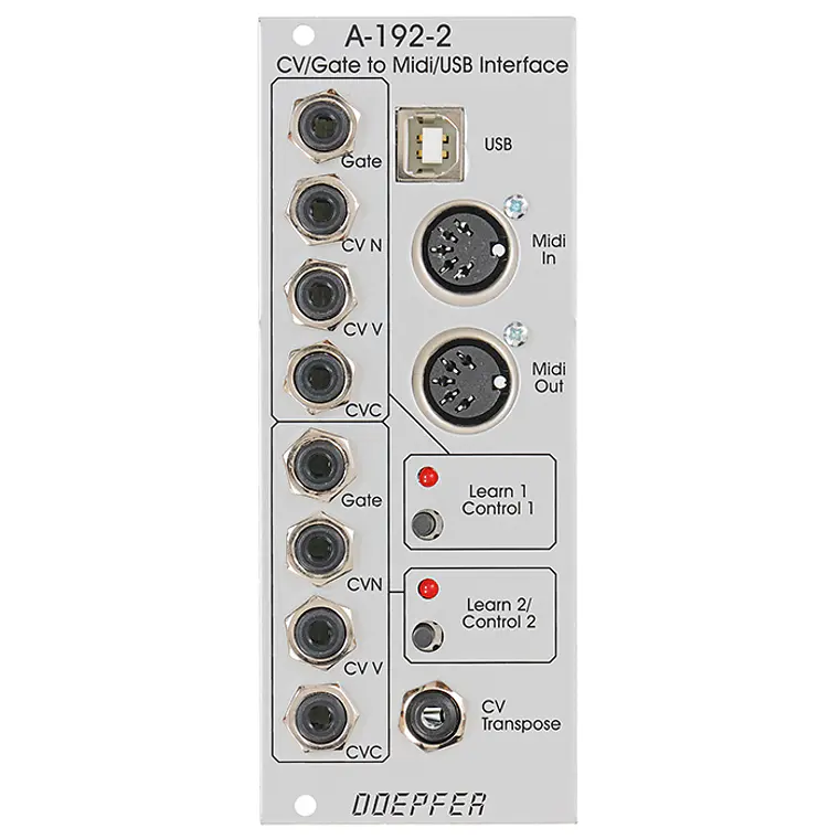 Doepfer A-192-2 Dual CV/Gate to Midi/USB Interface 1