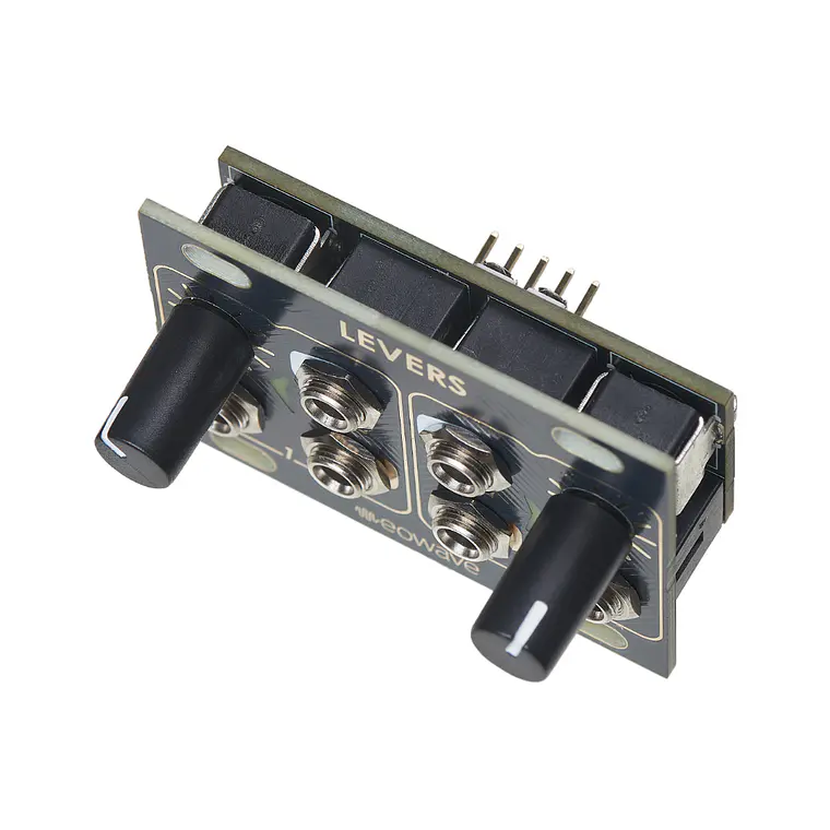eowave 1u LEVERS (dual VCA) 2