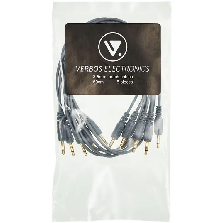 Verbos Cable 60cm (5-Pack), grey 1