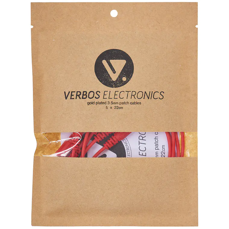Verbos Cable 22cm (5-Pack), red 2