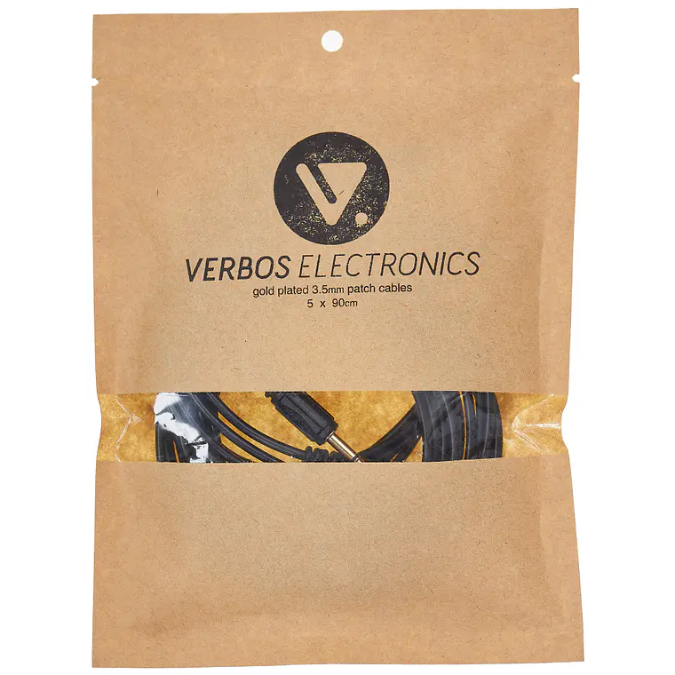 Verbos Cable 90cm (5-Pack), black 2