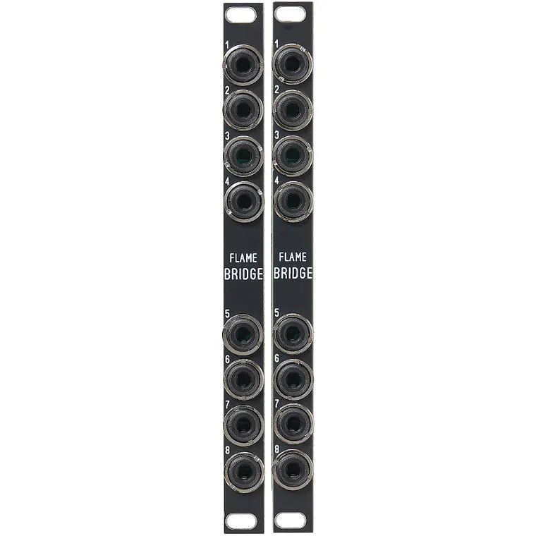 Flame Bridge black (2x2HP 8-way connector bridge) 1