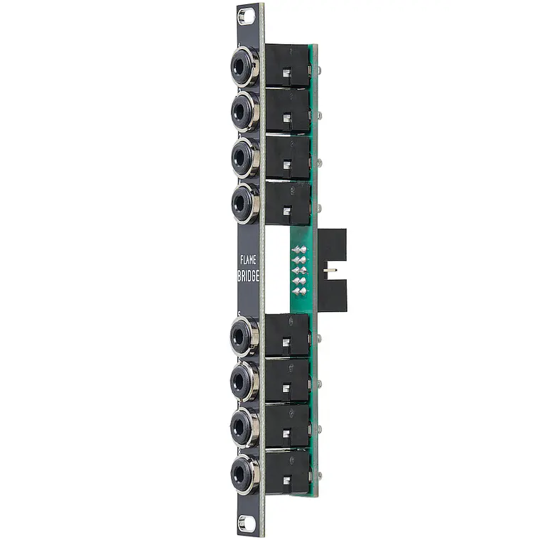 Flame Bridge black (2x2HP 8-way connector bridge) 2