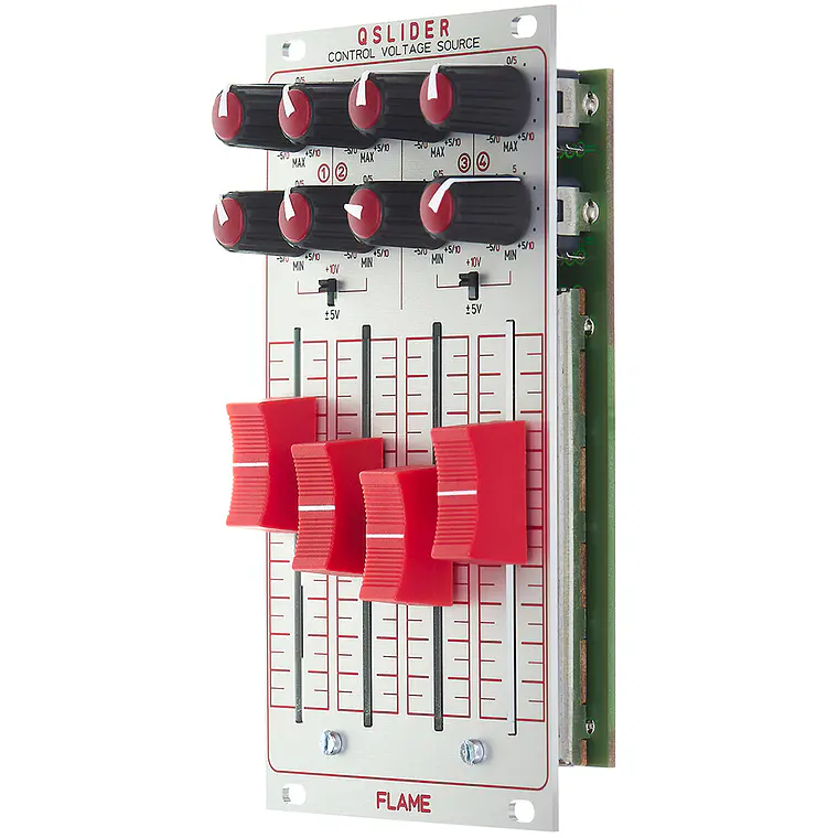 Flame QSlider Quad Control Voltage Source silver 2