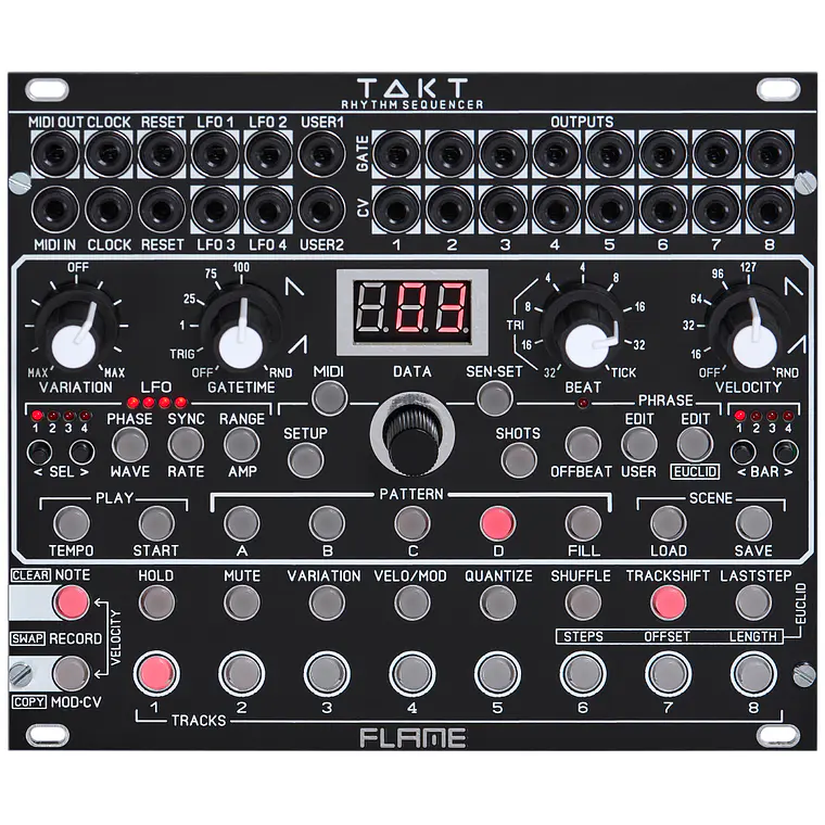 Flame Takt Rhythm Sequencer black 1