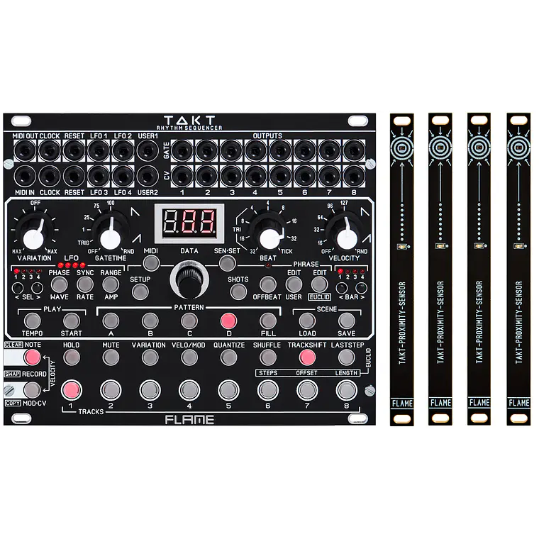 Flame Takt Rhythm Sequencer black 2