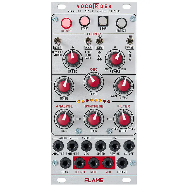 Flame Vocorder Analog Spectral Looper silver 1