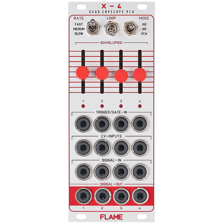 Flame X-4 Quad VC/Envelope silver 1