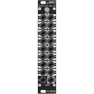 Flame u16MCC MIDI CC-to-CV black