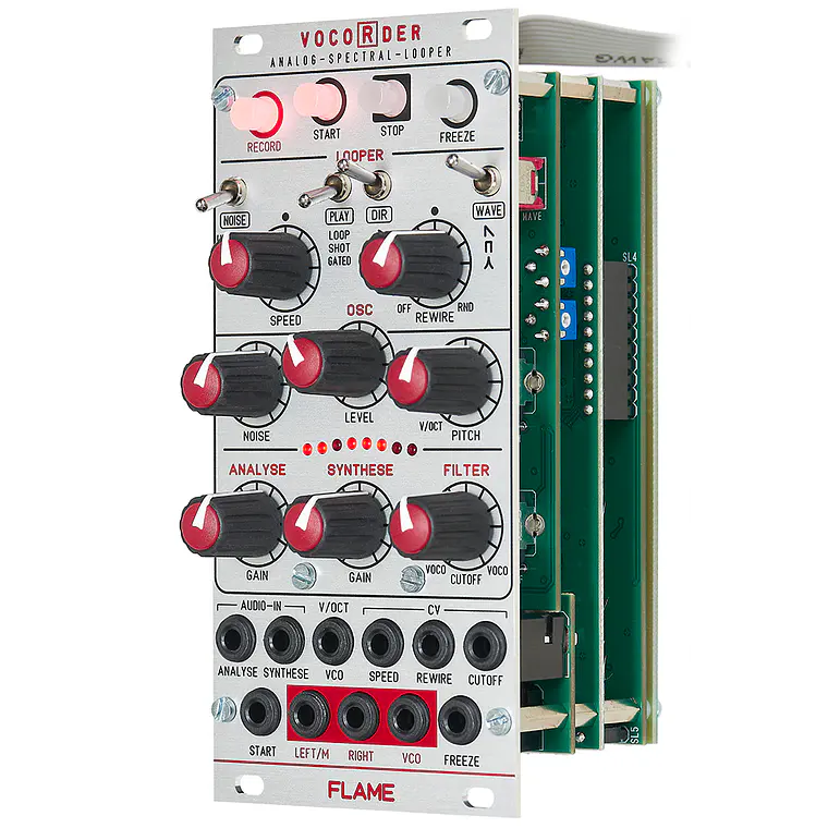 Flame Vocorder Analog Spectral Looper silver 2