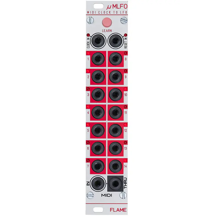 Flame uMLFO MIDI Clock to LFO silver 1