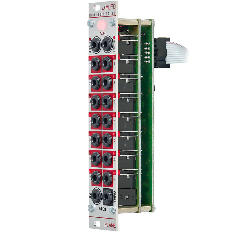 Flame uMLFO MIDI Clock to LFO silver 2