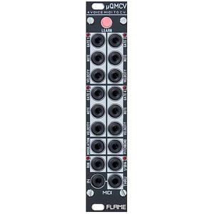 Flame uQMCV 4-Voice MIDI-TO-CV black
