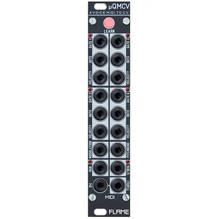 Flame uQMCV 4-Voice MIDI-TO-CV black 1