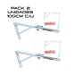 Tendederos 100x40cm Pack 2 ropa blanco - Miniatura 1
