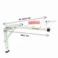 Tendedero 3mts 5 lineas blanco ropa casa - Miniatura 1
