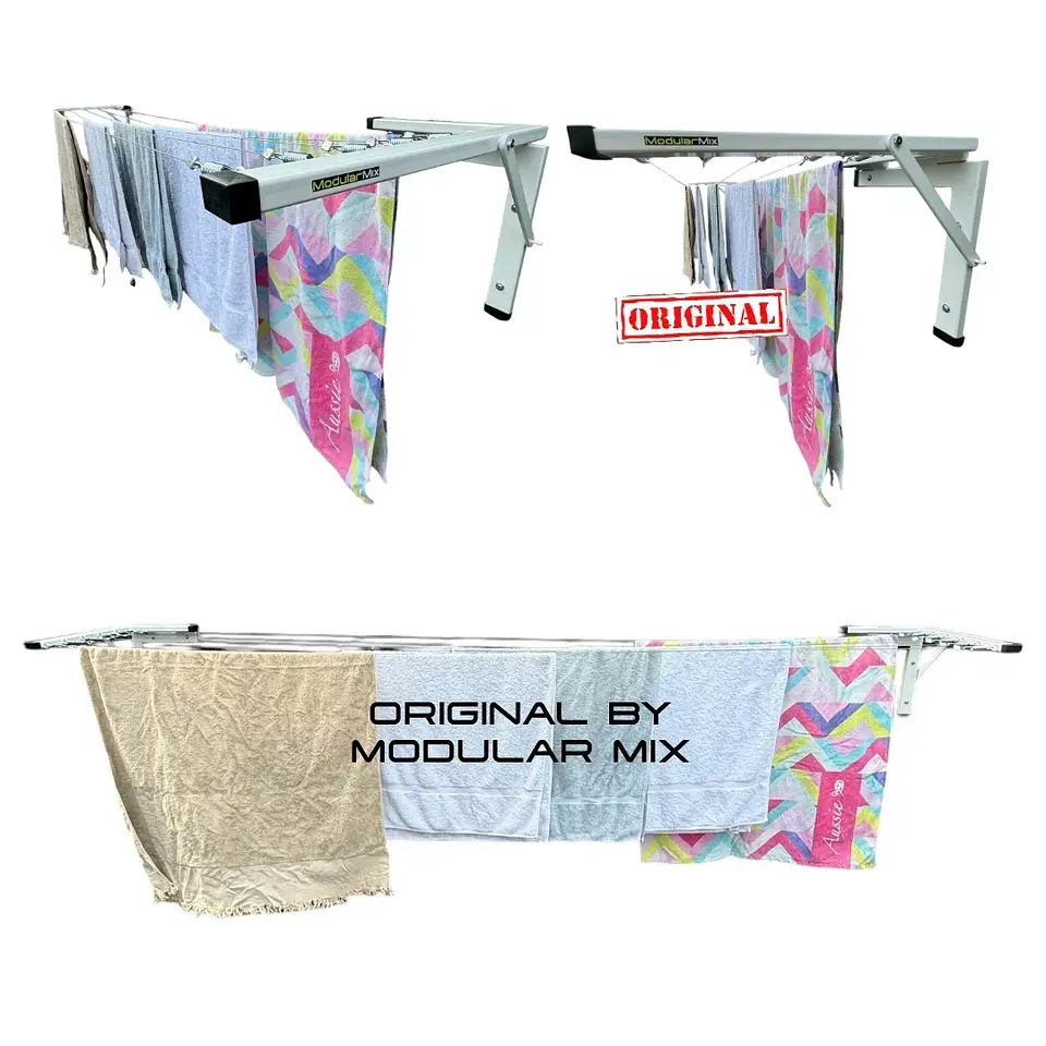 Tendedero 2mts 5 lineas blanco ropa casa 3