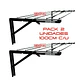 Tendederos 100x40cm Pack 2 ropa negro  - Miniatura 1