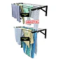 Tendederos 100x40cm Pack 2 ropa negro  - Miniatura 2