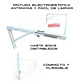 Tendedero 100x40 cm ropa blanco - Miniatura 3