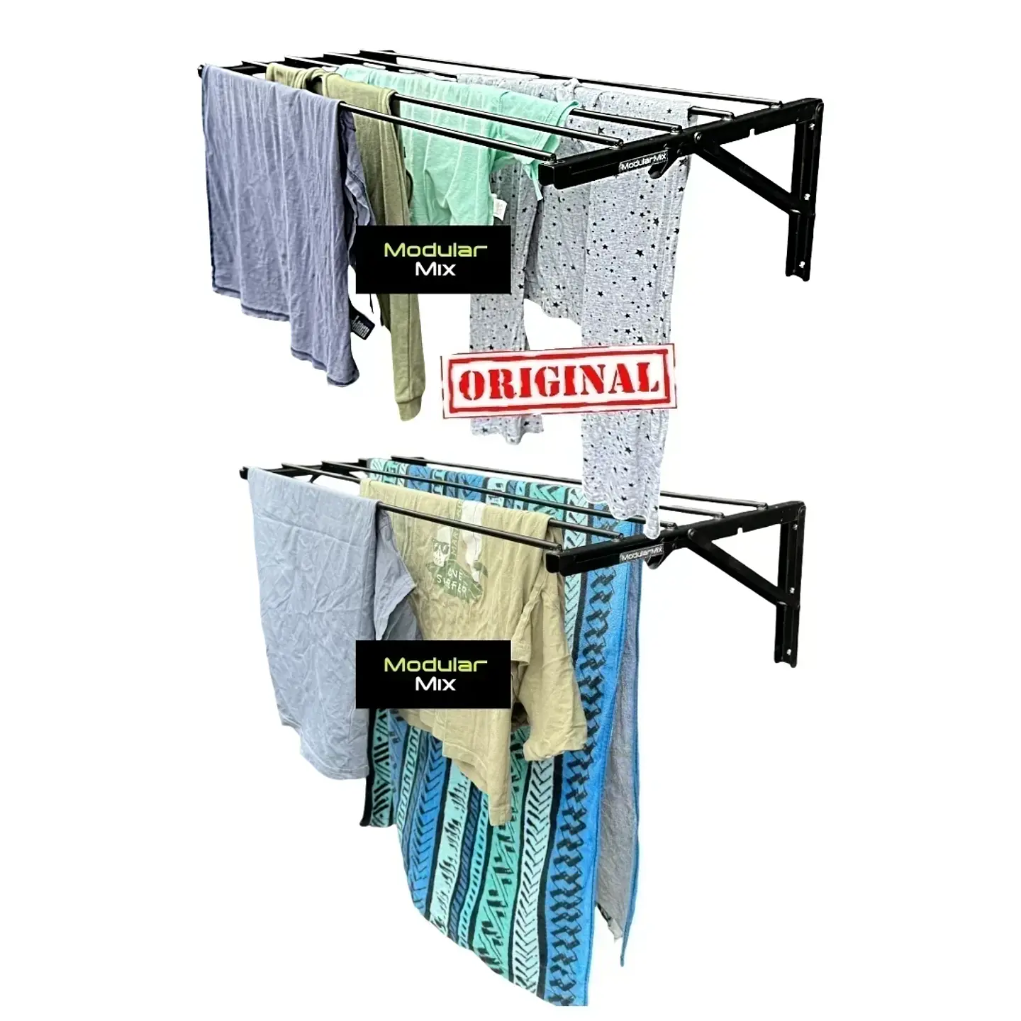 Tendedero 100x40cm ropa negro 2