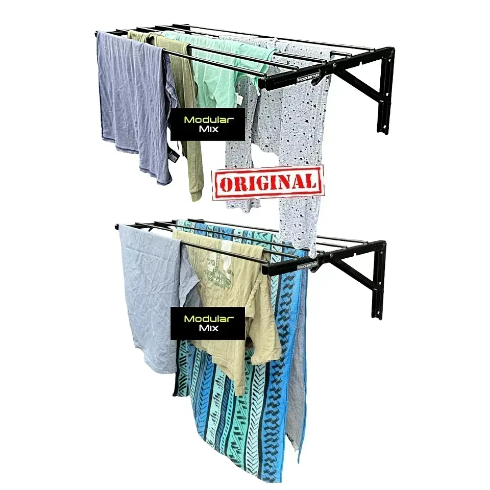 Tendedero 100x40cm ropa negro 2