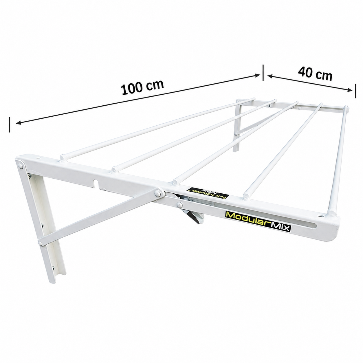 Tendedero 100x40 cm ropa blanco 1