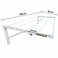 Tendedero 100x40 cm ropa blanco - Miniatura 1