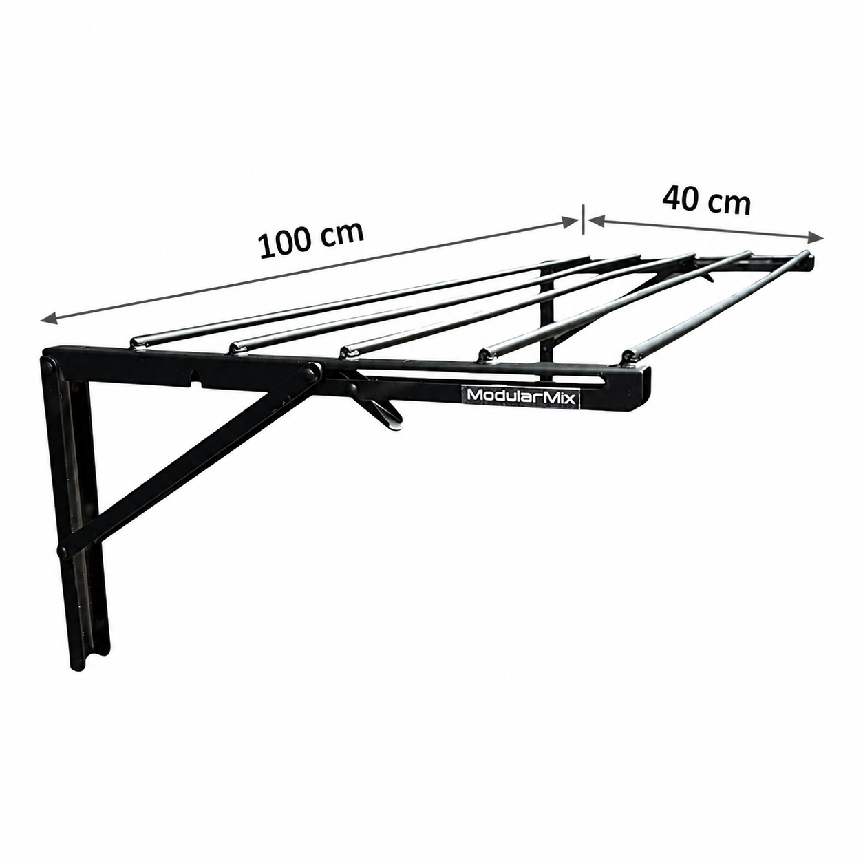 Tendedero 100x40cm ropa negro 1