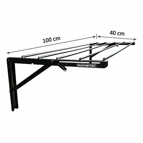 Tendedero 100x40cm ropa negro