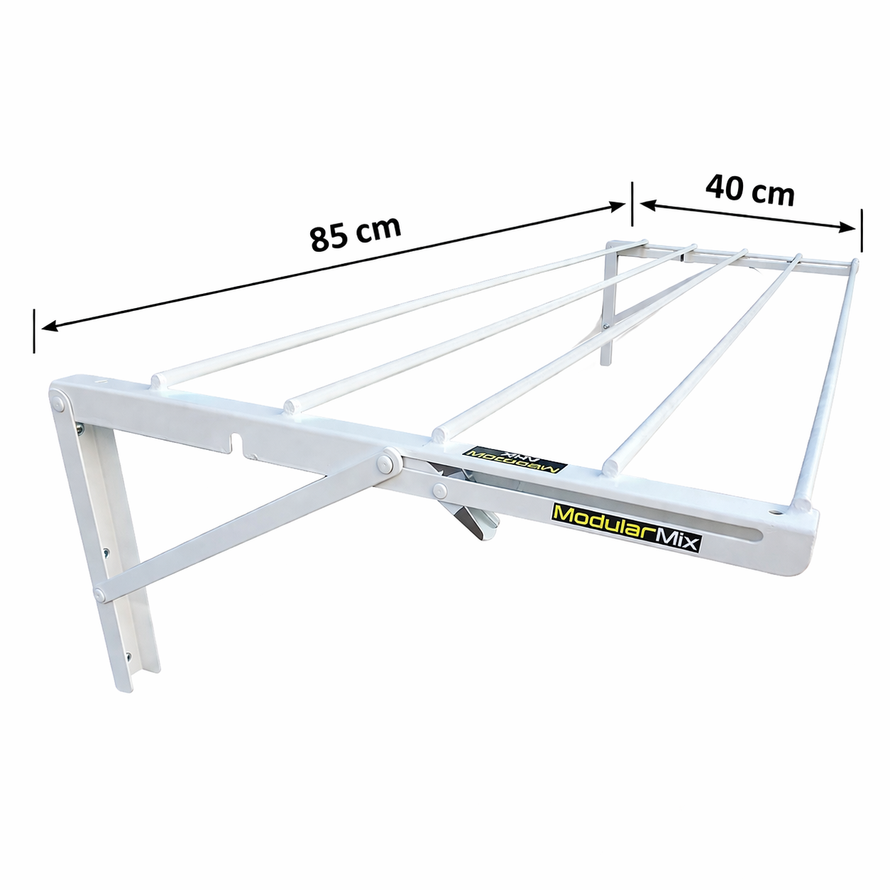 Tendedero 85x40 cm ropa blanco 1