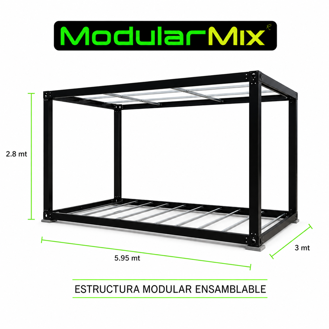 Estructura modular ensamblable 1