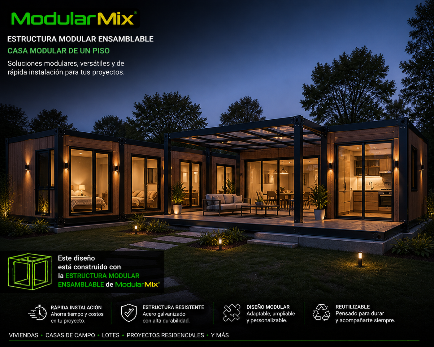 Estructura modular ensamblable 3